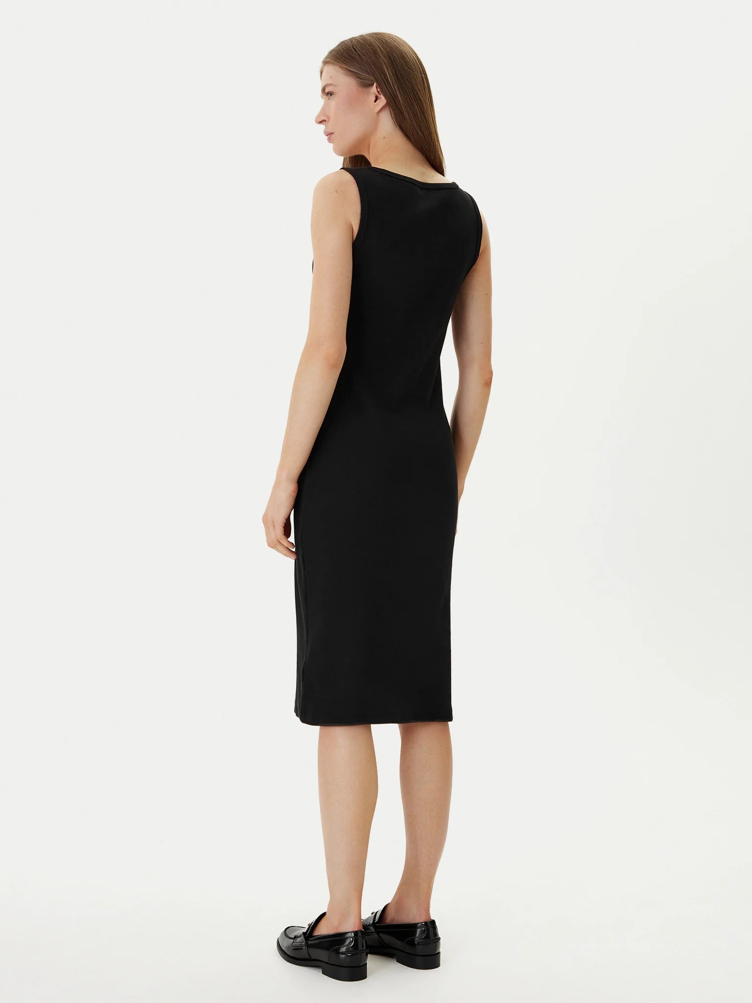 Calvin Klein Abito da donna con logo piccolo LV047F257G UB1 nero