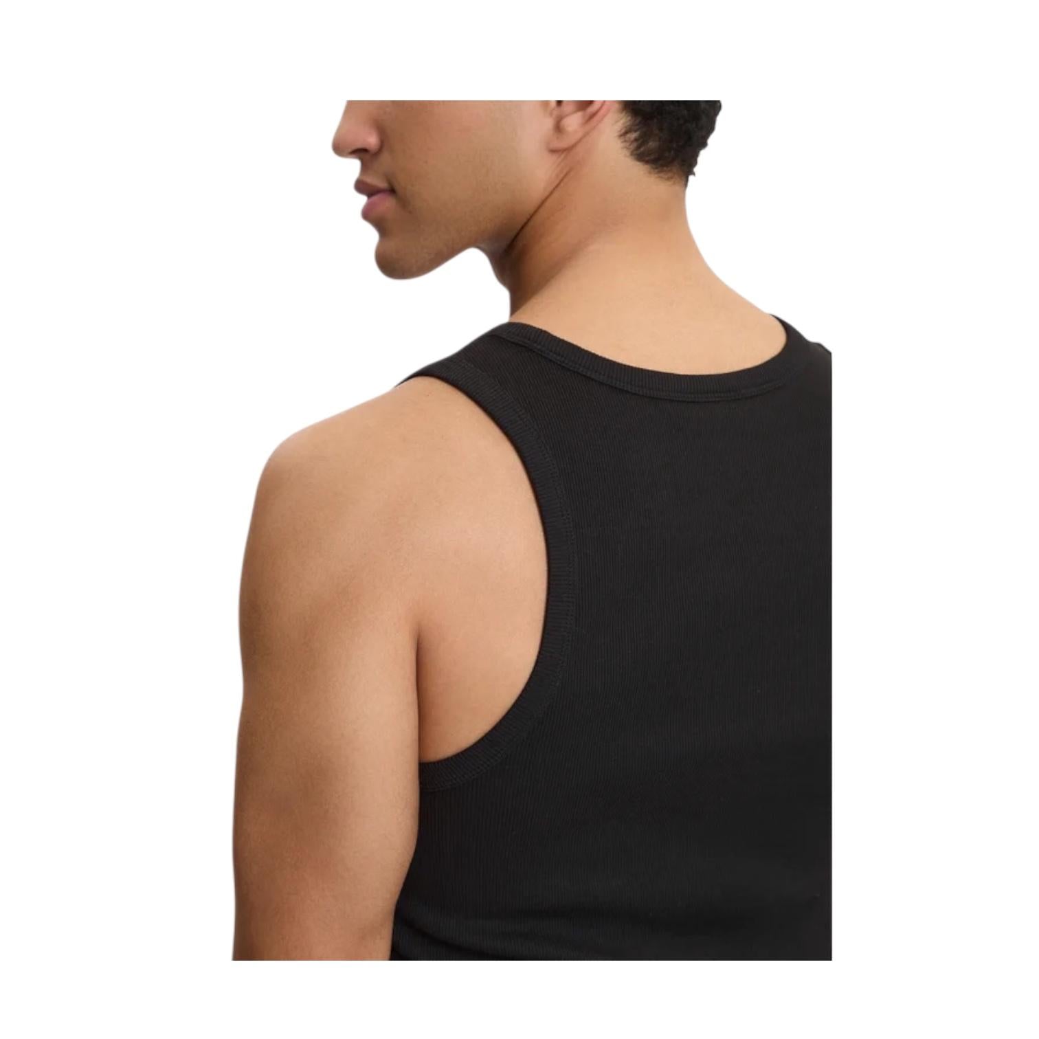 Calvin Klein Canotta a costine uomo LV04RF272GUB1 nero