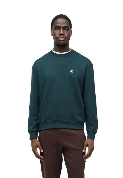 Calvin Klein Felpa Girocollo Uomo LV04RC296YAS Blu – Comfort Relaxed e Stile Iconico