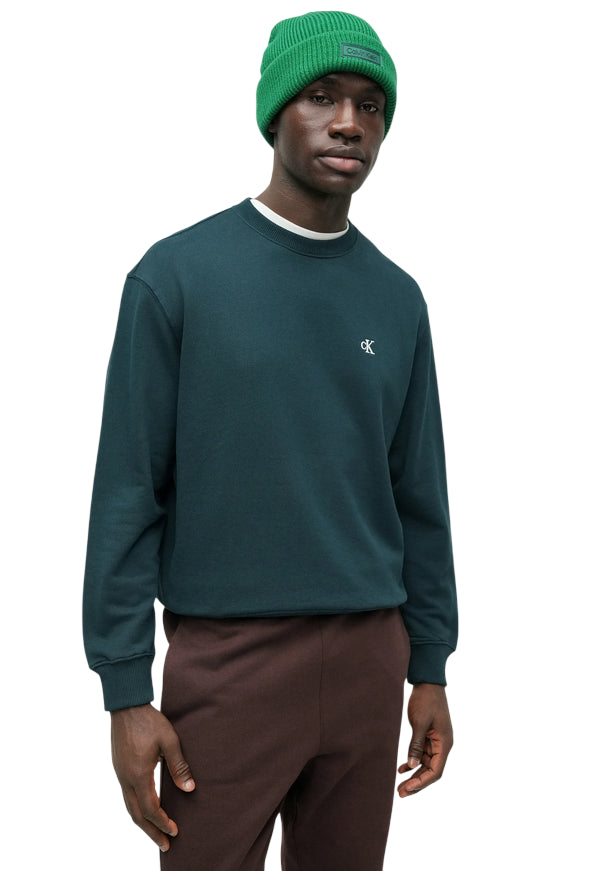 Calvin Klein Felpa Girocollo Uomo LV04RC296YAS Blu – Comfort Relaxed e Stile Iconico sportiamo