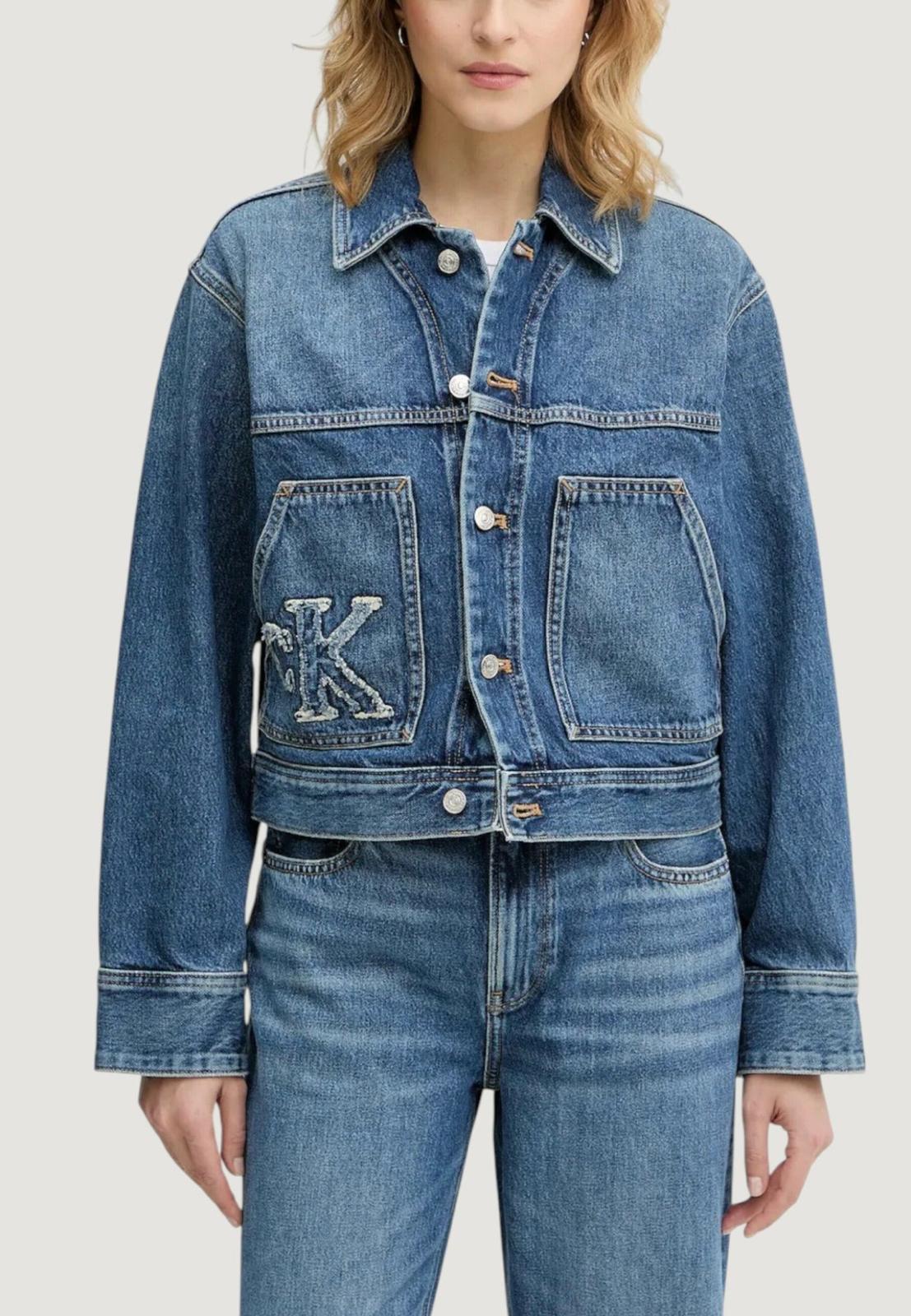 Calvin Klein Giacca Donna LV047E906G Blu