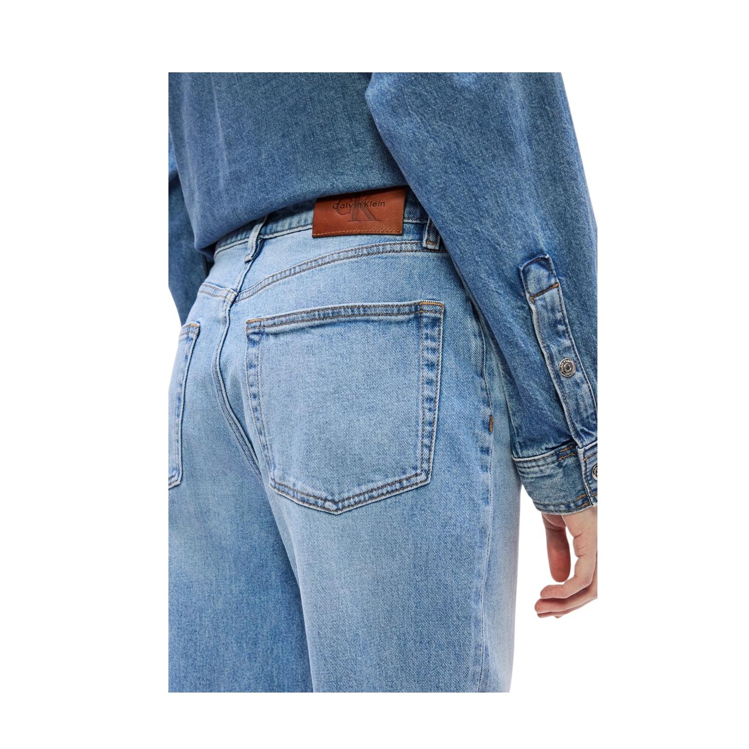 Calvin Klein Jeans Donna New Mom Panama LV047E787G3KQ Blu Chiaro