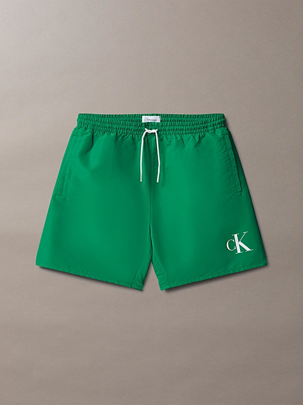 Calvin Klein Pantaloncini da bagno junior Monogram KV0KV00056 MRW verde