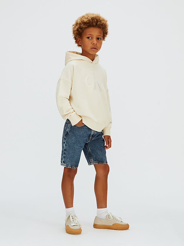 Calvin Klein Pantaloncini di jeans junior LVCKSJC42B 1BJ blu medio