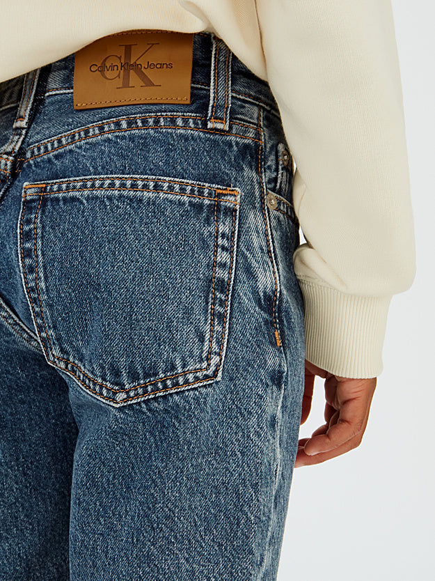 Calvin Klein Pantaloncini di jeans junior LVCKSJC42B 1BJ blu medio
