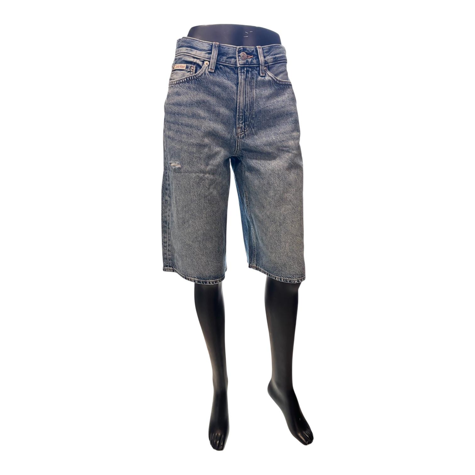 Calvin Klein Pantaloncino in jeans da donna LV047F771G SLN blu medio