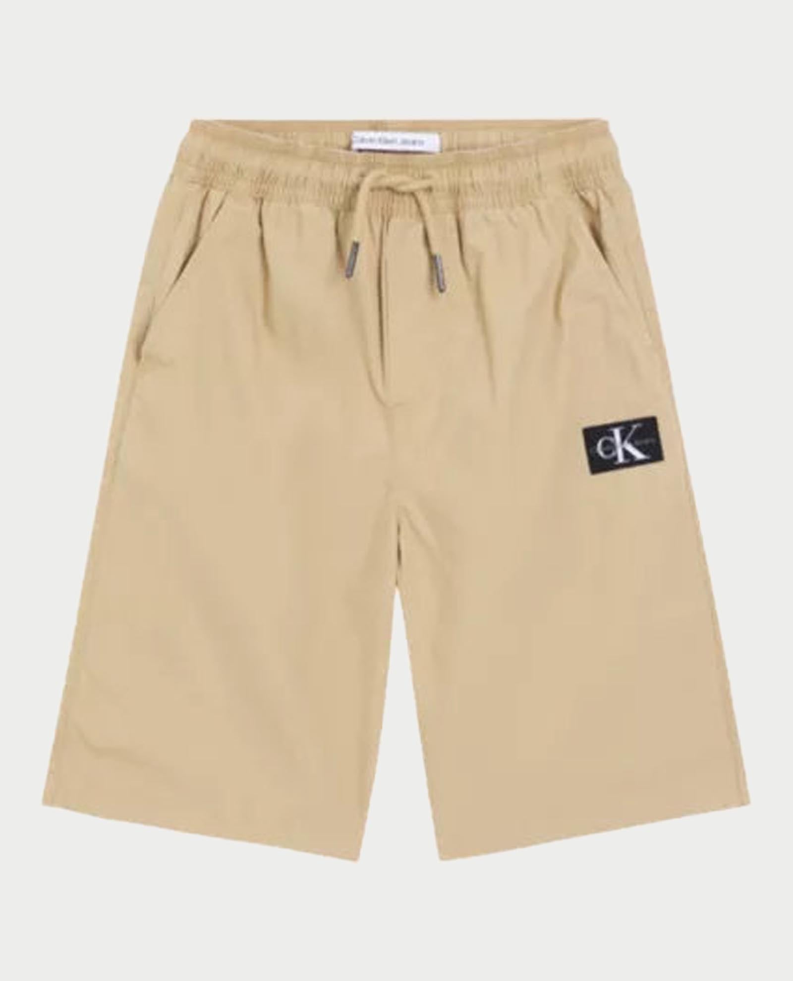 Calvin Klein Pantaloncino in tela Paracadute LVCKSJC79B PFN beige