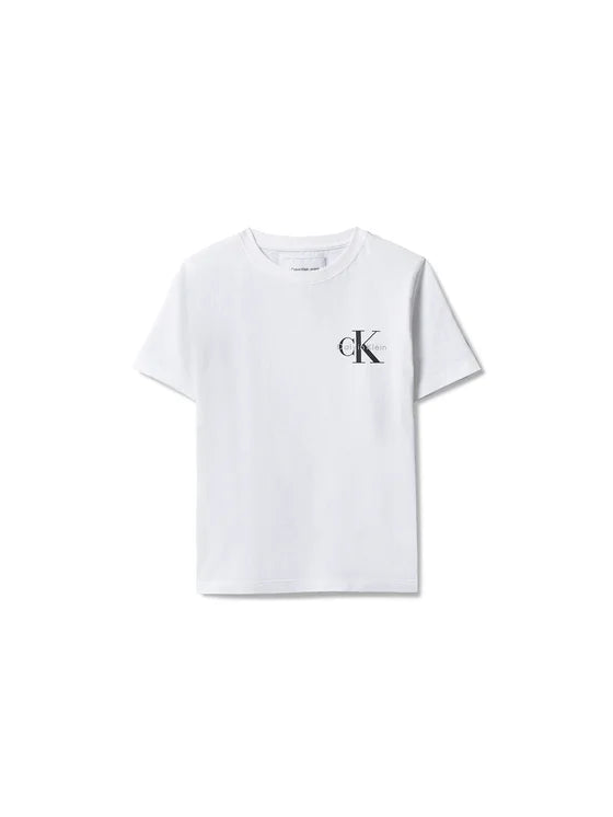 Calvin Klein T-shirt junior in cotone LV1CKSJA32YAF bianca