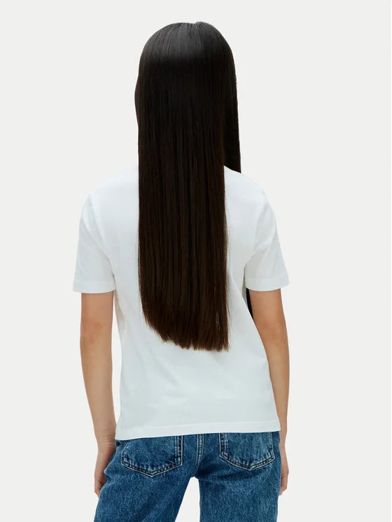 Calvin Klein T-shirt junior in cotone LV1CKSJA32YAF bianca