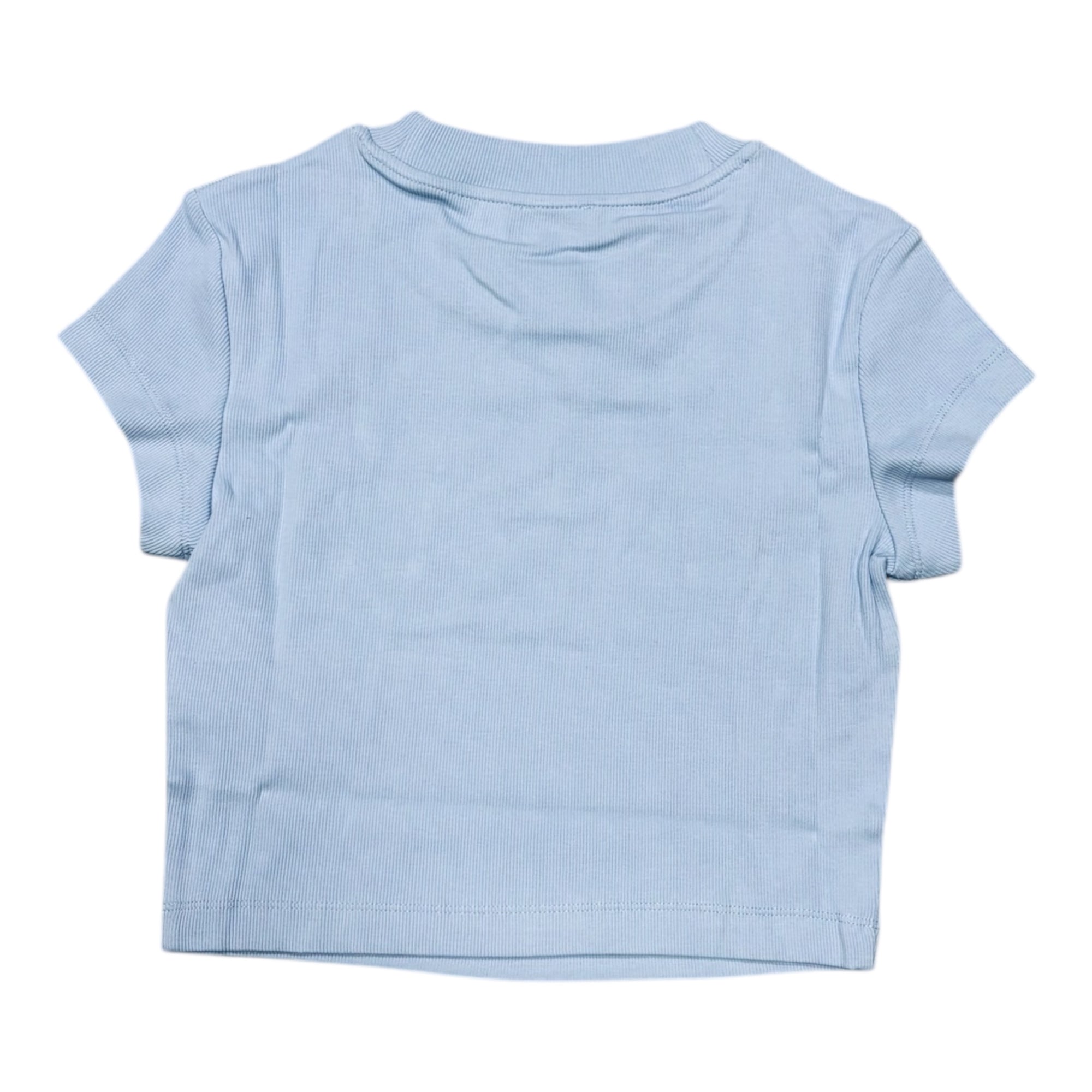 Calvin Klein T-shirt neonato monologo da donna LV047AB802 TKF casual blu retro