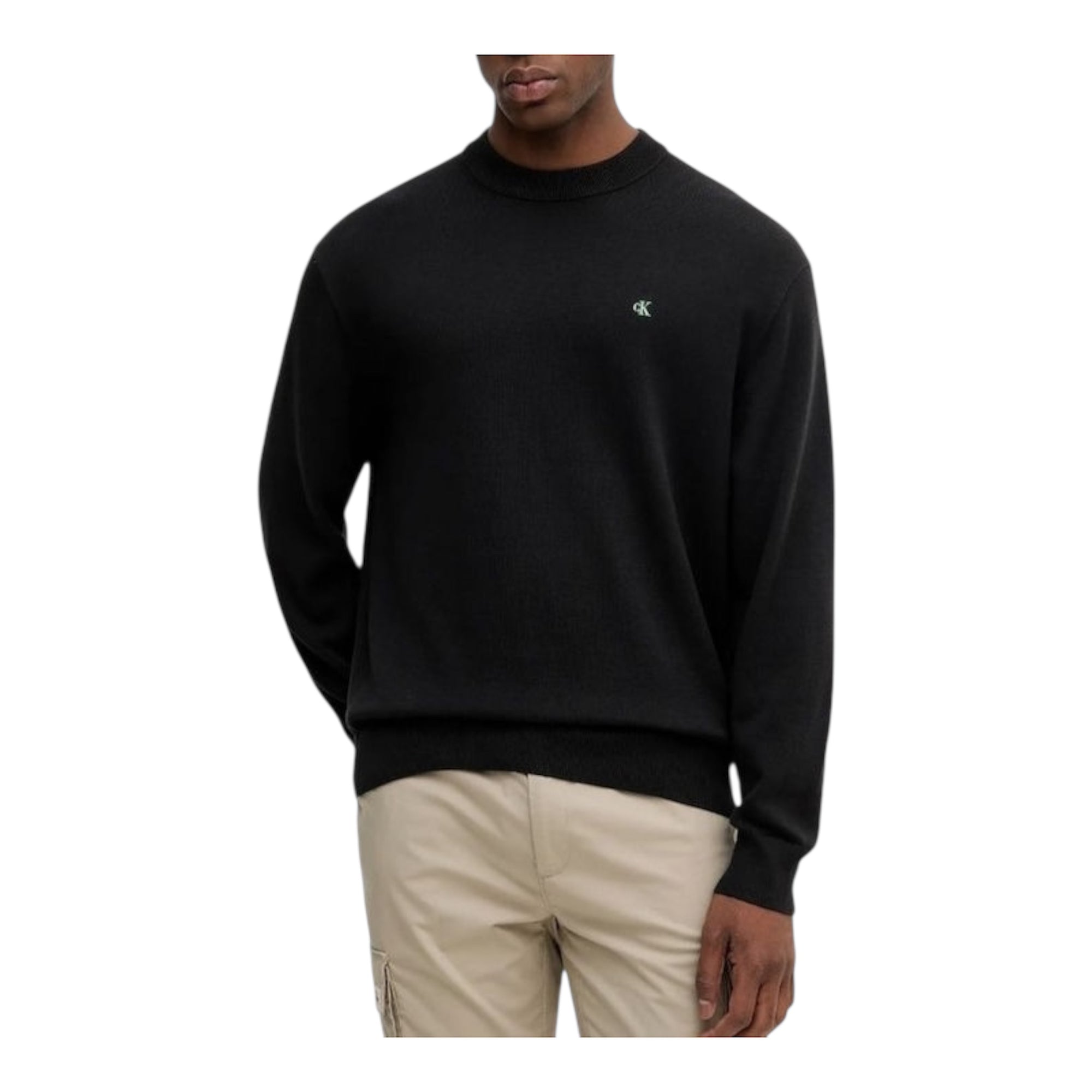 Calvin Klein maglia LV04RC309G UB1 nero avanti