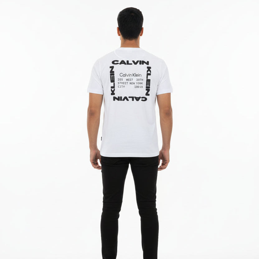 Calvin Klein maglietta manica corta in cotone LV14RE830G YAA bianco