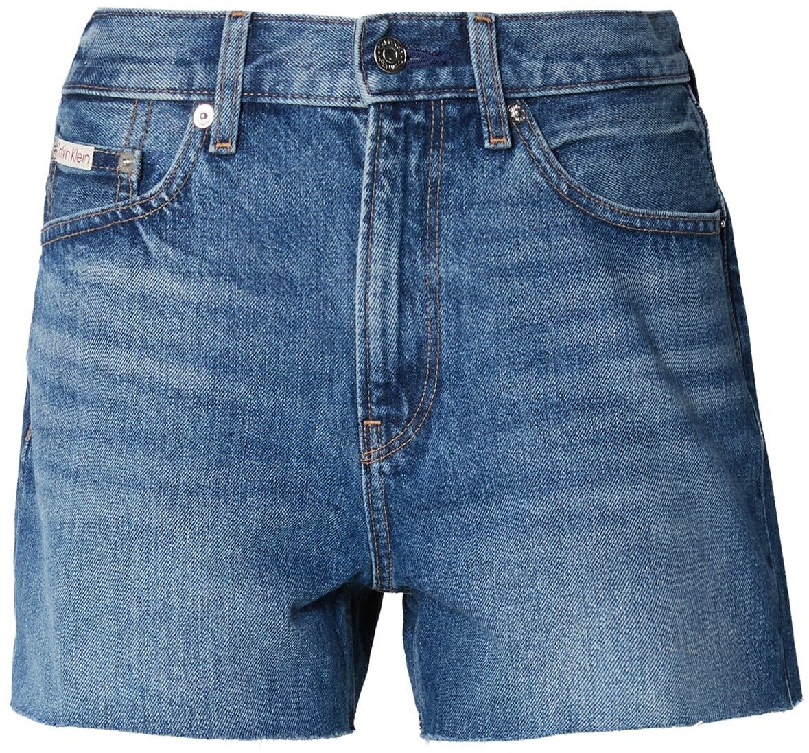Calvin Klein pantaloncino in denim da donna a taglio vivo LV047F66G XHF blu