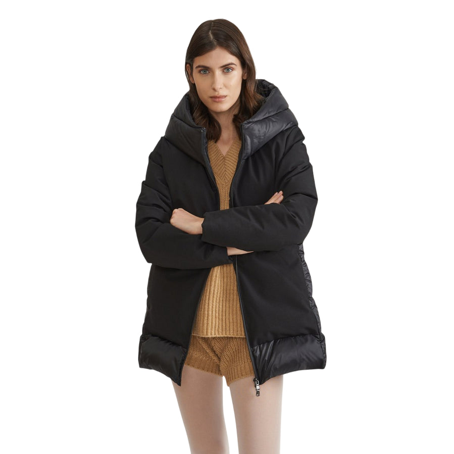 Canadian Classics Giacca Donna Lytton Coat 2.CN.G224378W BKBK Nero – Parka Lungo, Comfort Termico e Raffinatezza Urban - aperta
