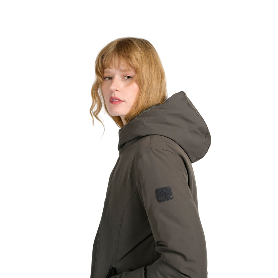 Canadian Classics Giacca Donna Yorkton LG 4.CN.G224381WLG BKCOF Nero – Parka Imbottito, Comfort Termico e Stile Urbano - cappuccio 