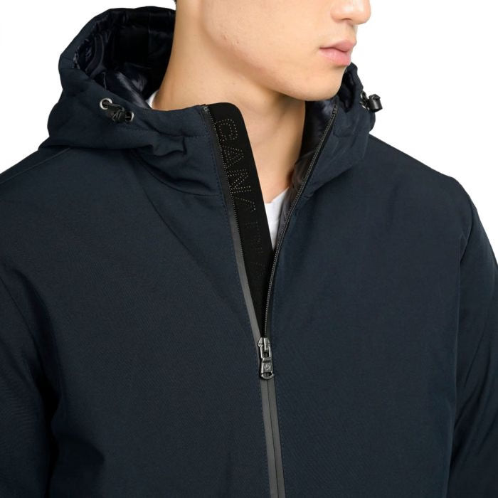 Canadian Classics Giacca Uomo Carignan 2.CN.G224390 DKNAV Blu – Parka Regolare, Comfort Termico e Stile Urban Eco-friendly collo