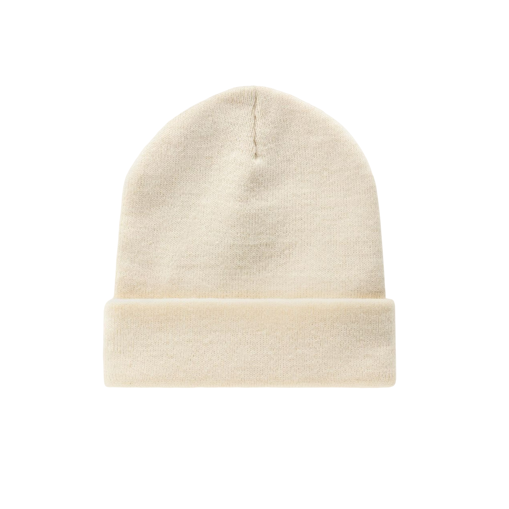 Cappello Dickies unisex Gibsland ecru in maglia morbida 100% acrilico con orlo a risvolto, design anti-pelucchi e lavabile
