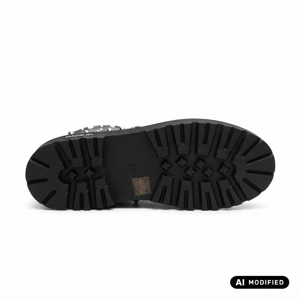 Cult stivale junior con rouches e cerniera laterale T-734 31-35 nero