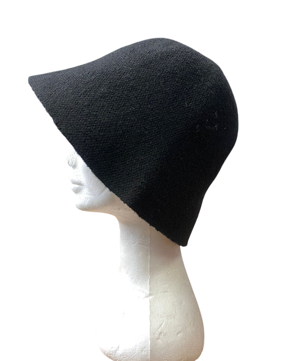 Censured Cappello Donna Nero - Berretto Invernale Elegante - LWC702MK02 90 - laterale
