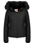 Censured giacca in softshell bonded invernale con cappuccio e pelliccia JW6236TNEP 90 black