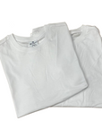 Champion 2 magliette girocollo manica corta da donna in cotone 116821 WW006 bianco