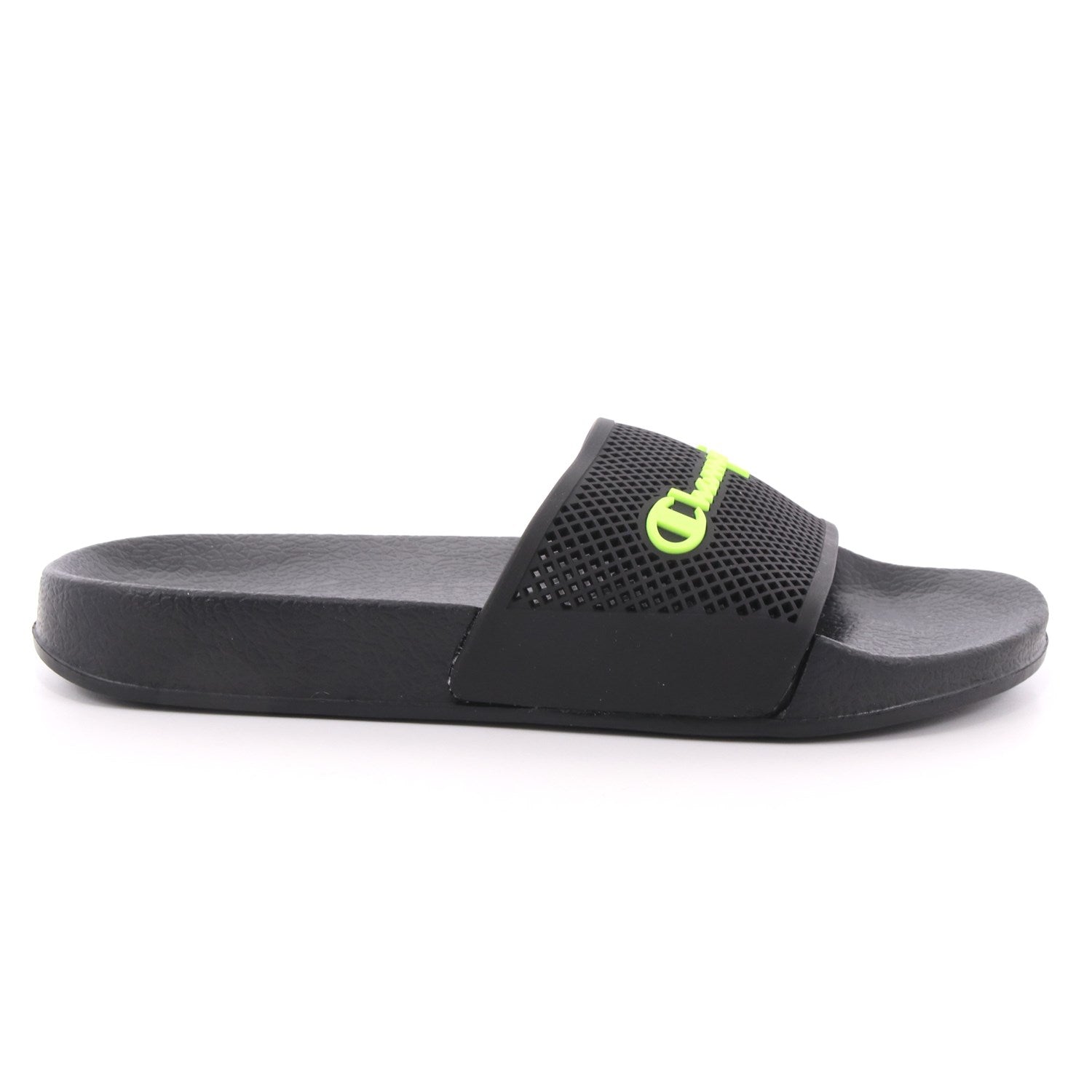 Champion Ciabatta Slide Daytona Boy PS S31858 KK006 NBK black-lime