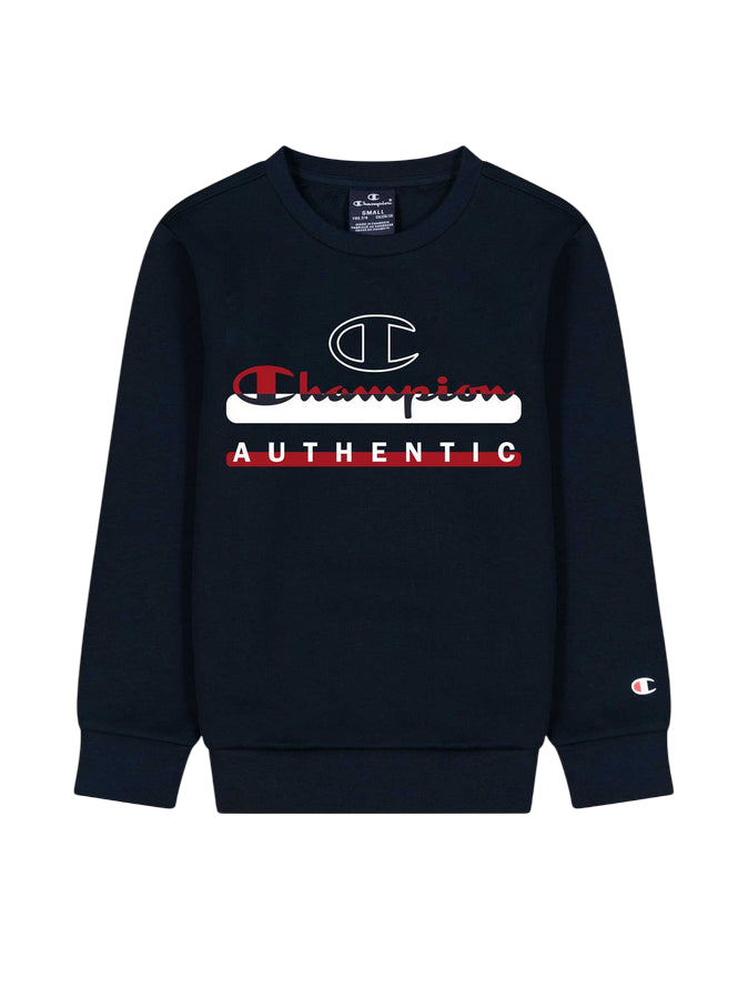 Champion Felpa Girocollo Junior Legacy 306513 BS501 Blu