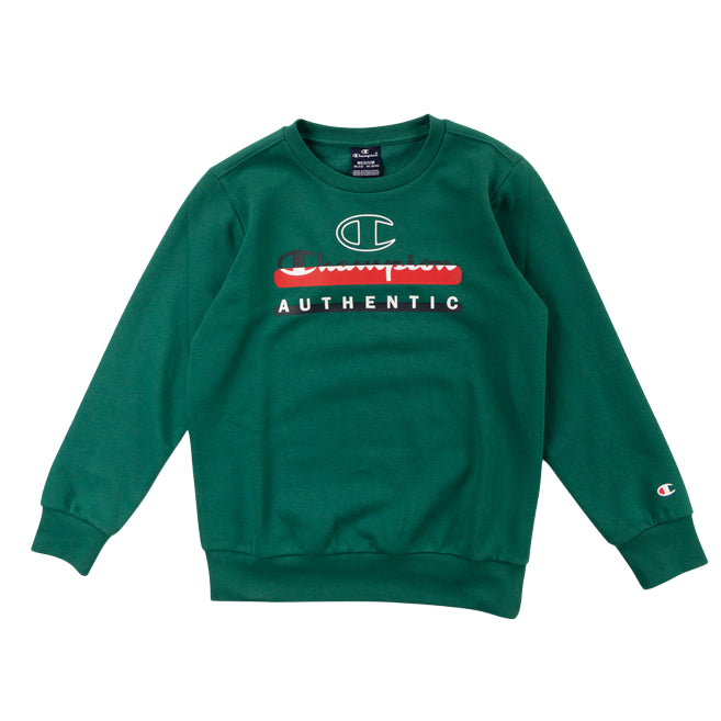 Champion Felpa Girocollo Junior Legacy 306513 GS524 Verde