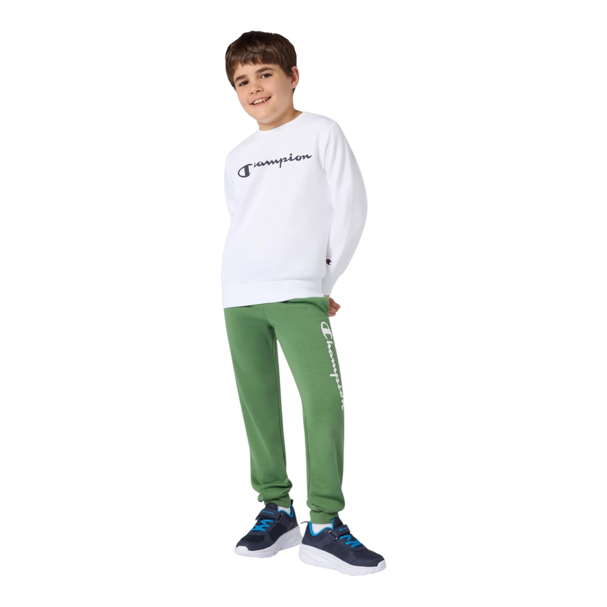 Champion Felpa Junior 307359 WW001 Bianco