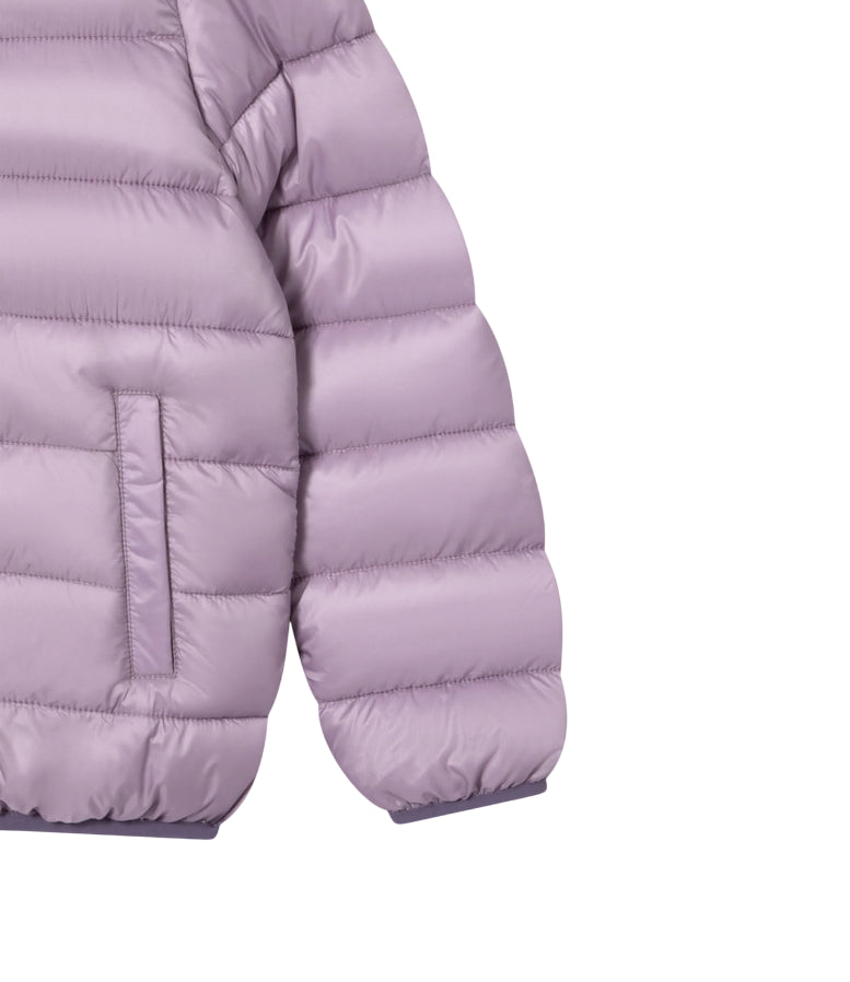 Champion Giacca Bambino Cappuccio 307222 VS100 Malva – imbottita, idrorepellente, comfort, stile - dettaglio