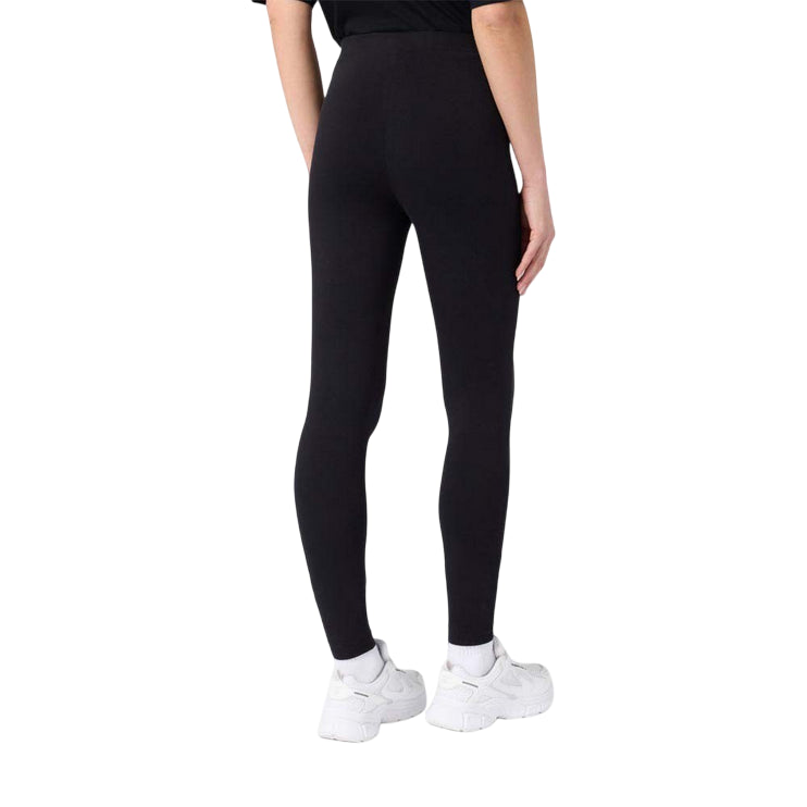 Champion Leggings Donna 118330 KK001 Nero - Leggings Cotone Lycra Comfort e Vestibilità Perfetta - retro