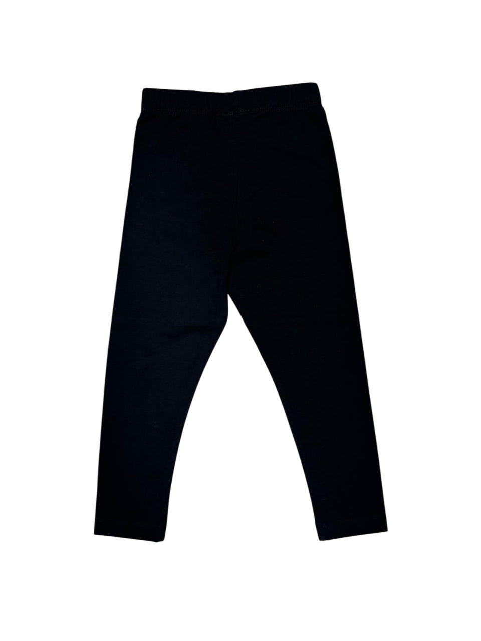 Leggings Champion da ragazza 405283 KK001 vista posteriore con design sportivo e vestibilità junior nero