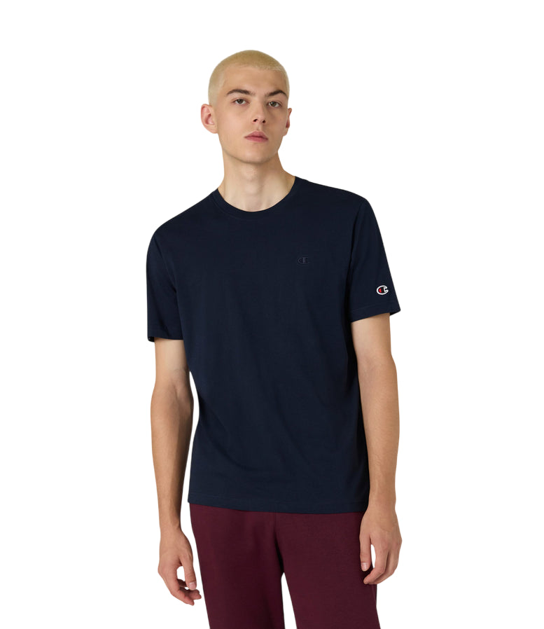 Champion Maglietta Uomo 221943 BS501 Blu – cotone, manica corta, comfort e stile casual