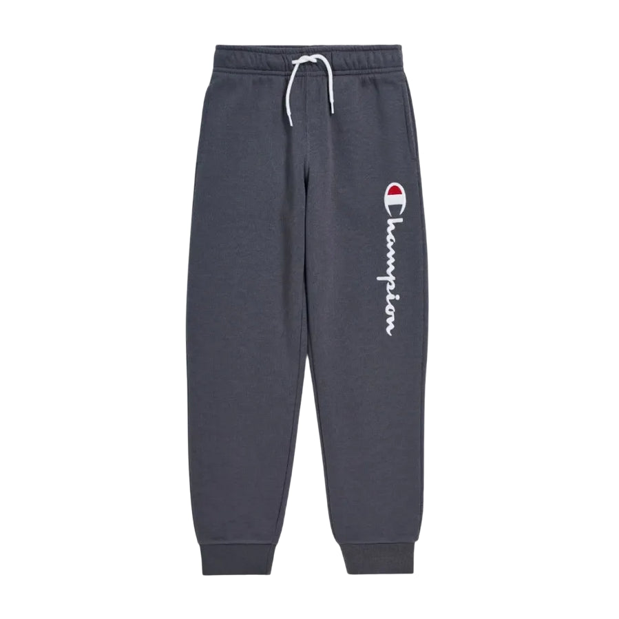 Champion Pantalone Sportivo Ragazzo 306499 ES508 Grigio - Legacy America Logo Gamba