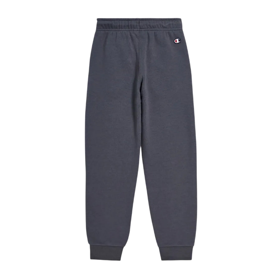 Champion Pantalone Sportivo Ragazzo 306499 ES508 Grigio - Legacy America Logo Gamba - retro