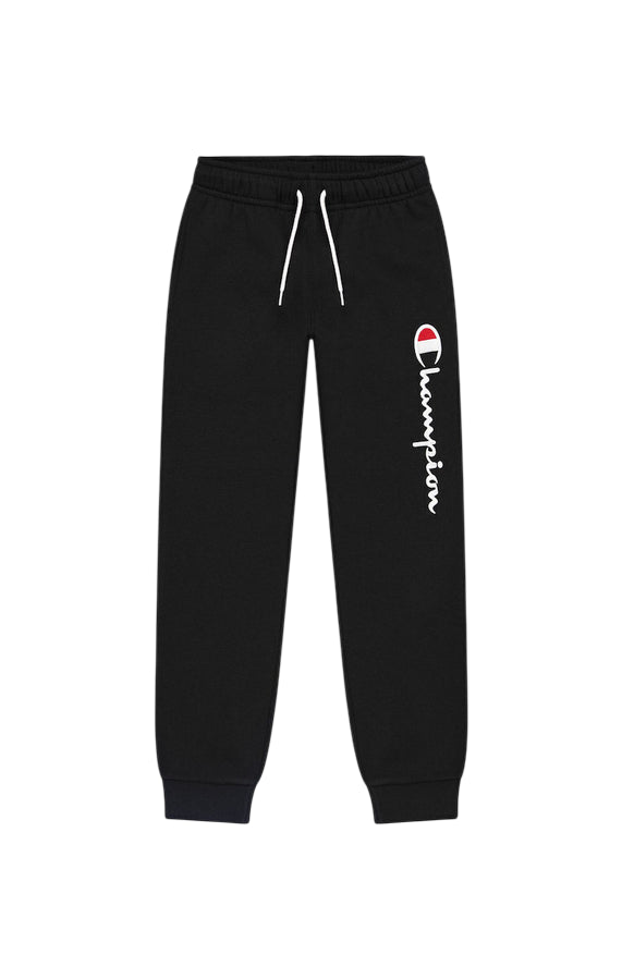 Champion Pantalone Sportivo Ragazzo 306499 KK001 Nero - Legacy America Logo Gamba