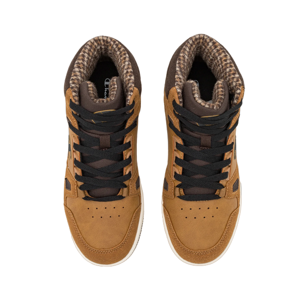Champion Rebound Mid Winterized - Sneakers Alta Ragazzo Giallo/Nero