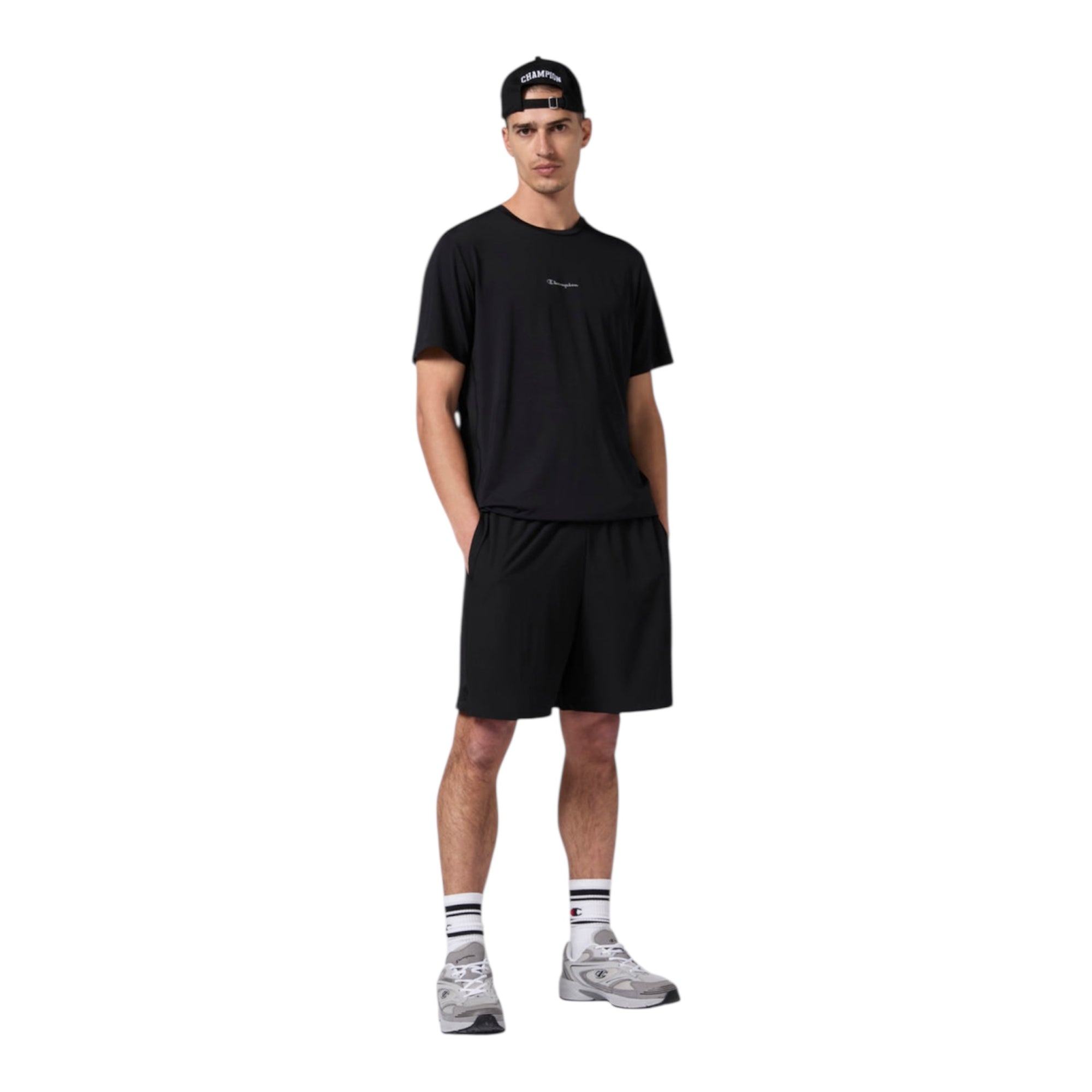 Champion Shorts 221365 KK001 Uomo Nero