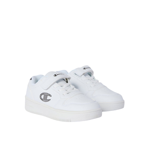Champion Sneakers RD18 Glitter S32830-WW003 Bianco | Bambina comfort stile glitter - 3/4
