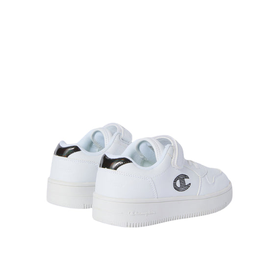 Champion Sneakers RD18 Glitter S32830-WW003 Bianco | Bambina comfort stile glitter - retro 
