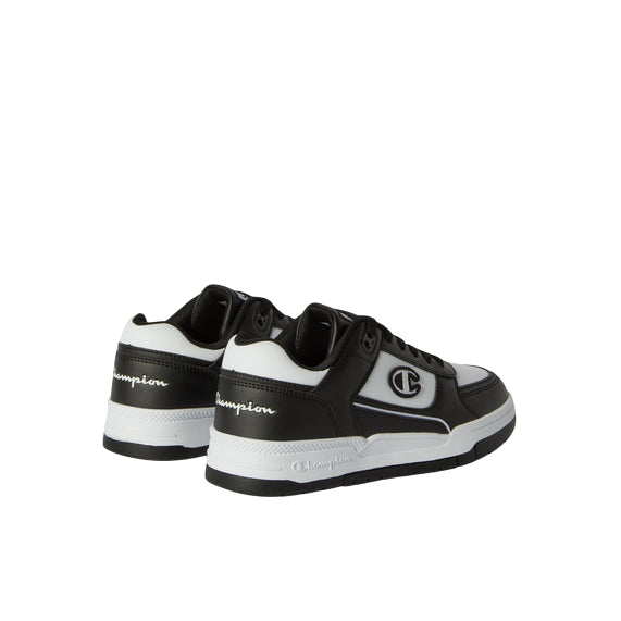 Champion – Sneakers Ragazzi Rebound 18 Heritage S32816 KK011 Nero-Bianco | Stile Basket, Comfort e Versatilità per Giovani Dinamici - retro