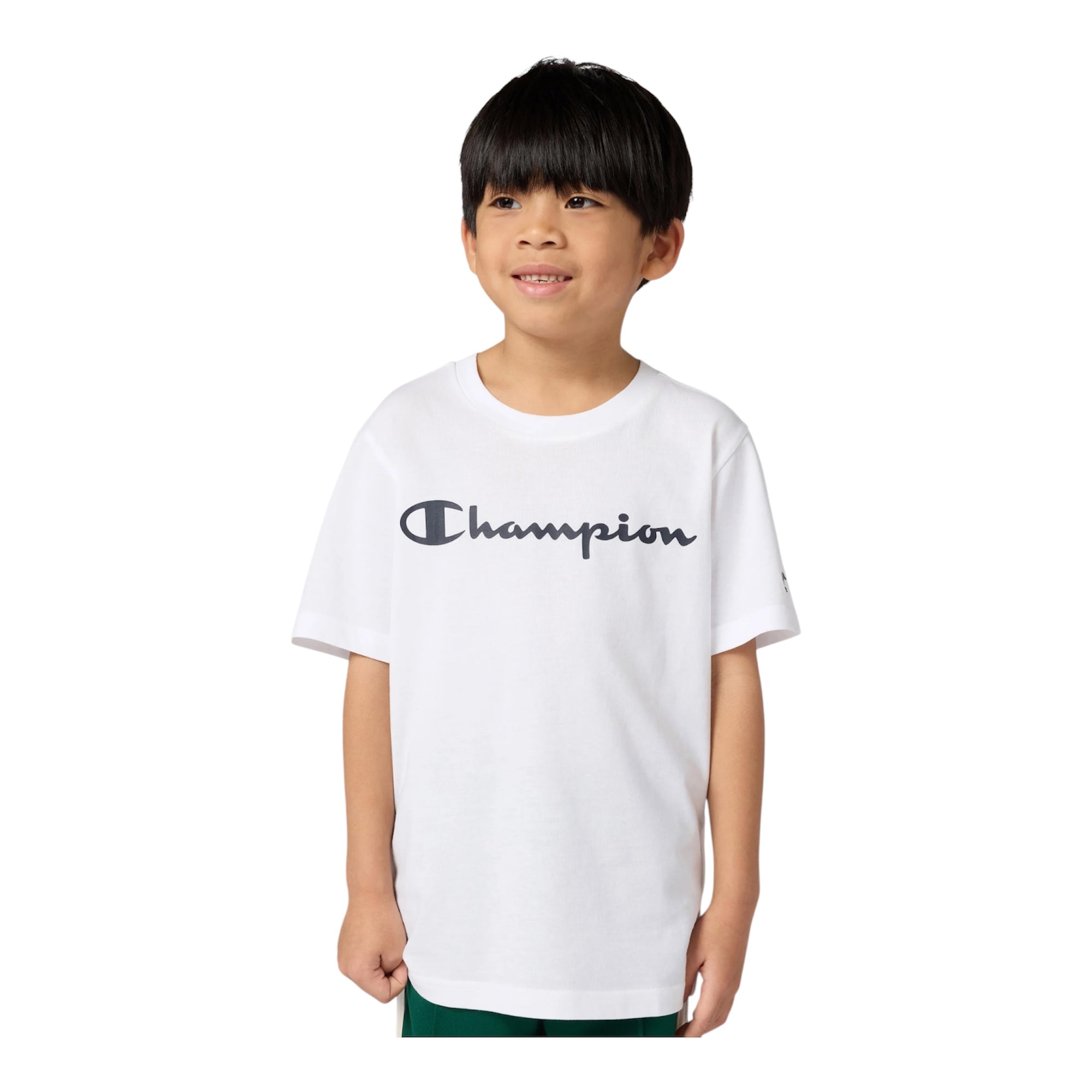 Champion T-Shirt junior 307322 WW001 Bianco