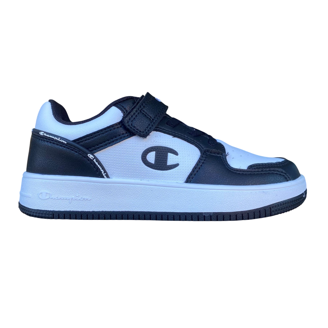 Champion Trainers Basse RD18 S32414-WW019 Nero | Sneakers bambino basket comfort velcro