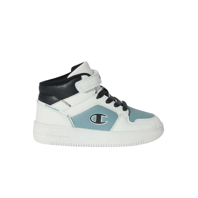 Champion Trainers RD18 2.0 S32412-WW022 bianco-cobalto | Sneakers bambino basket comfort velcro