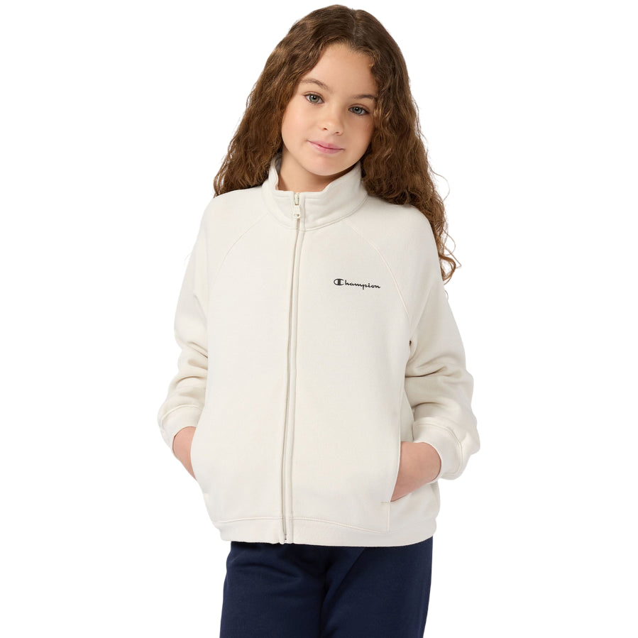 Champion Tuta Junior Full Zip 405240 WW056 Beige-Nero - Tuta Sportiva Bambino Comfort & Stile - dettaglio