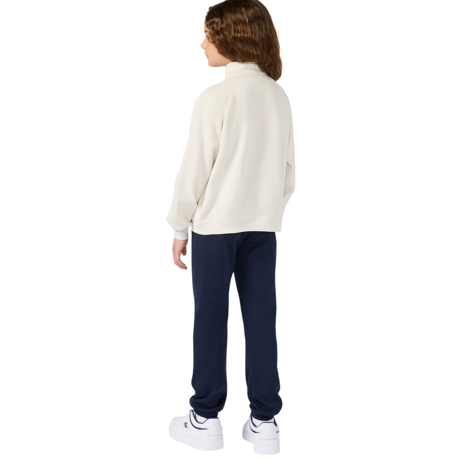 Champion Tuta Junior Full Zip 405240 WW056 Beige-Nero - Tuta Sportiva Bambino Comfort & Stile - retro