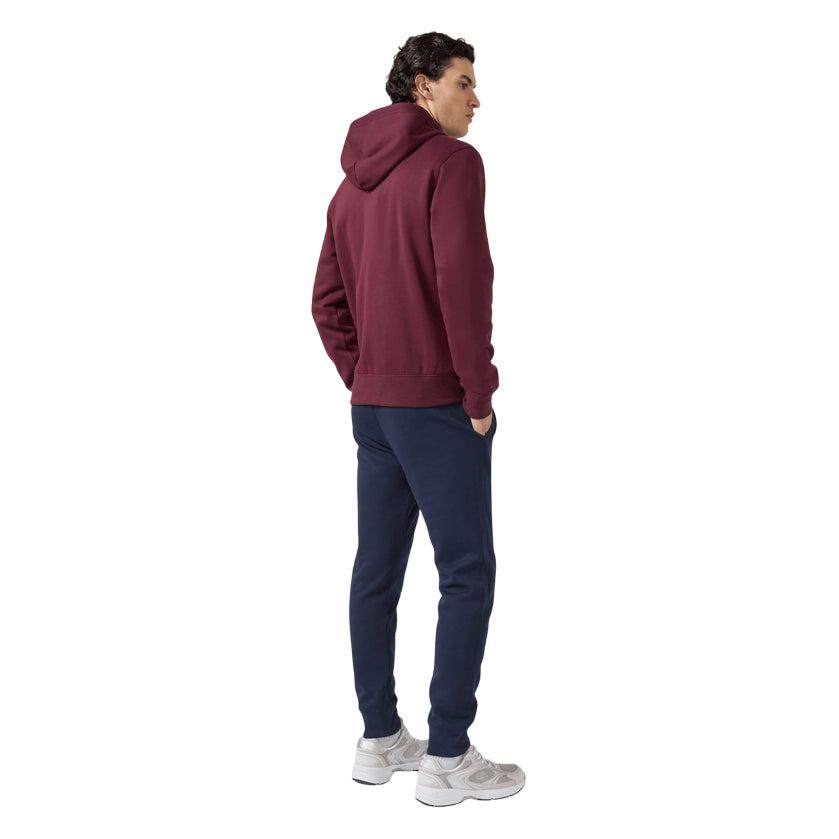 Champion Tuta Uomo Cappuccio 221658 RS522 Bordeaux Cotone Felpato Zip Felpa Sportiva - retro