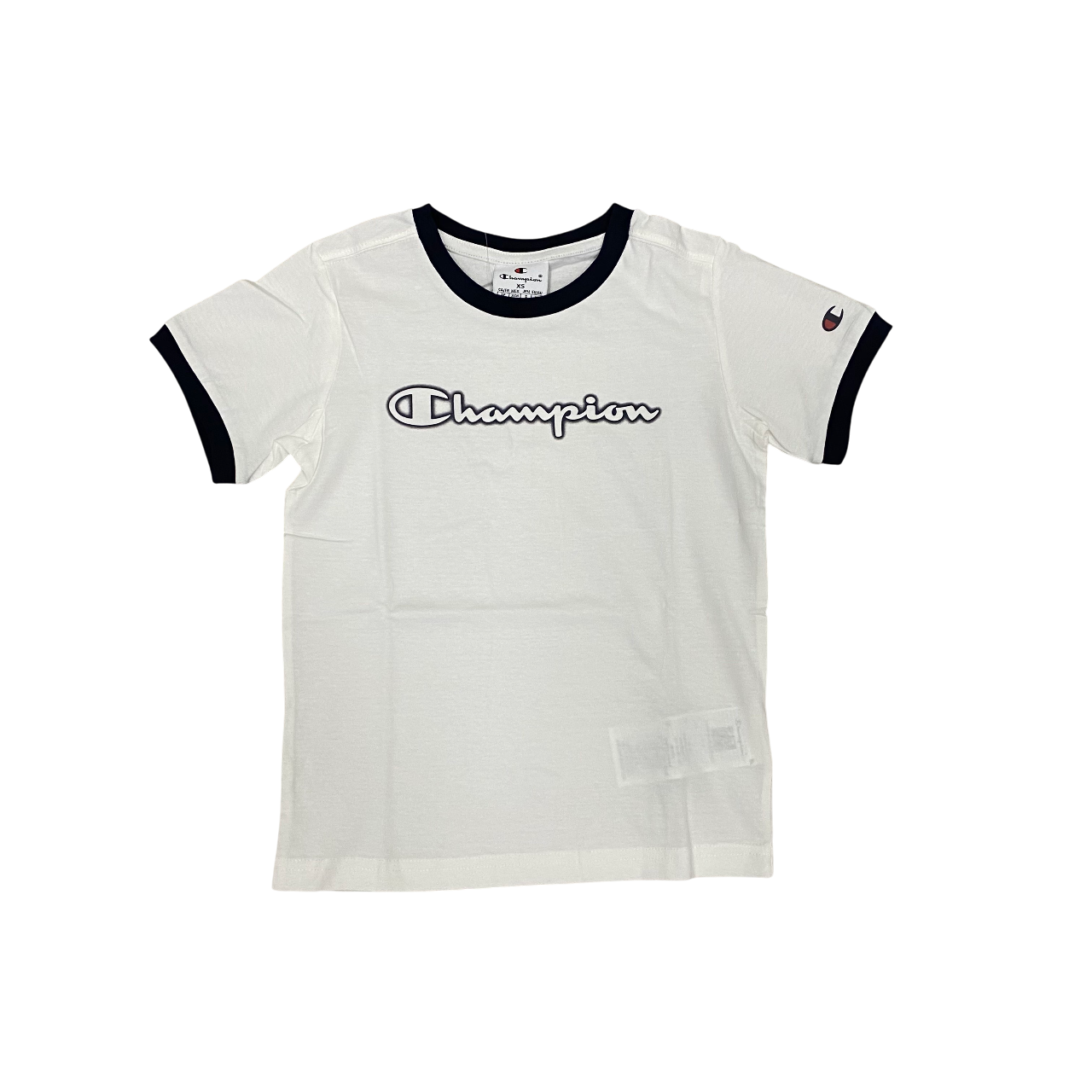 Champion completino junior maglietta manica corta e pantaloncino 306996-WW001 bianco-blu
