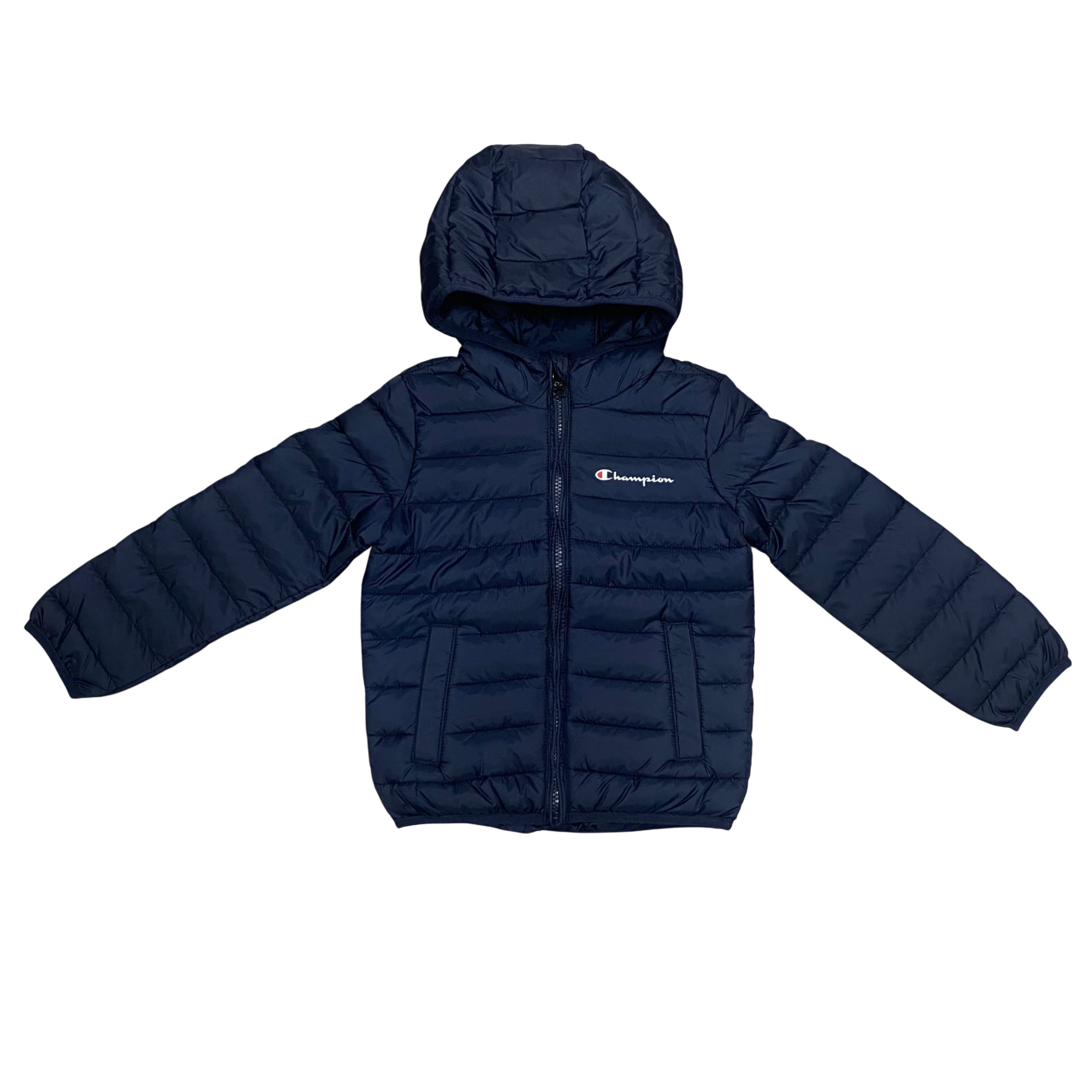 Champion giubbino con cappuccio da ragazza 307135_BS501 blu