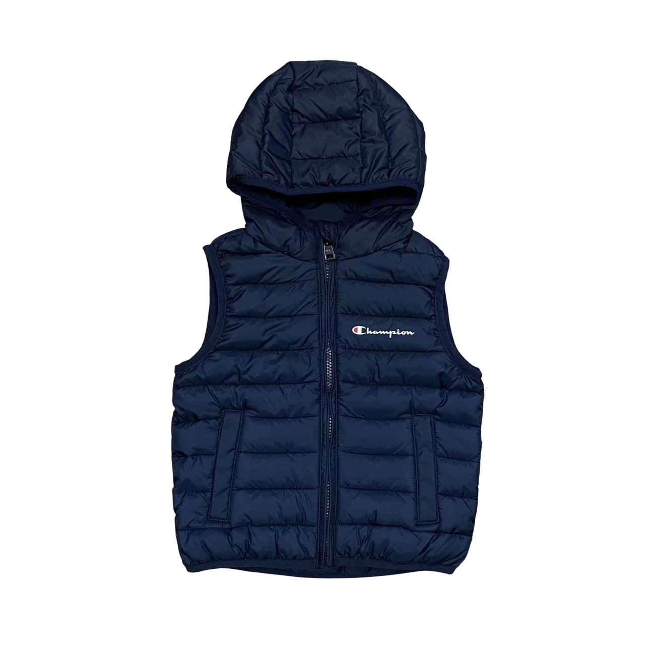 Champion giubbino smanicato junior con cappuccio 307134_BS501 blu